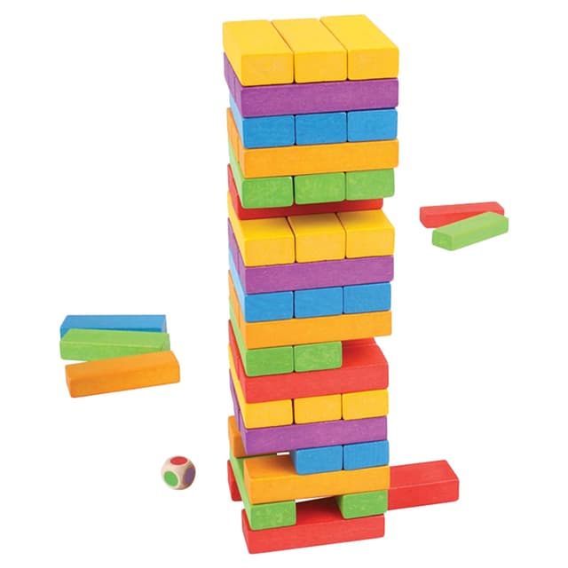 لعبة الخشب للأطفال من عمر 3 سنوات بيجيغس Bigjigs Stacking Tower Game