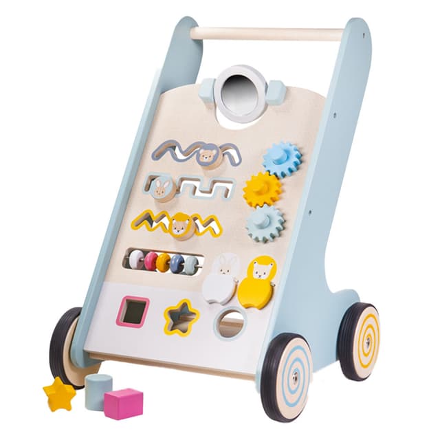 مشاية اطفال صغار مع ألعاب لعمر السنة بيجيغس Bigjigs Wooden Activity Walker