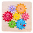 لعبة بازل التروس الخشبية للأطفال من عمر 10 سنوات بيجيغس Bigjigs Wooden Cog Puzzle
