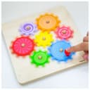 لعبة بازل التروس الخشبية للأطفال من عمر 10 سنوات بيجيغس Bigjigs Wooden Cog Puzzle