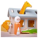 لعبة سفينة نوح للأطفال من عمر السنة بيجيغس Bigjigs Wooden Noah's Ark Toy
