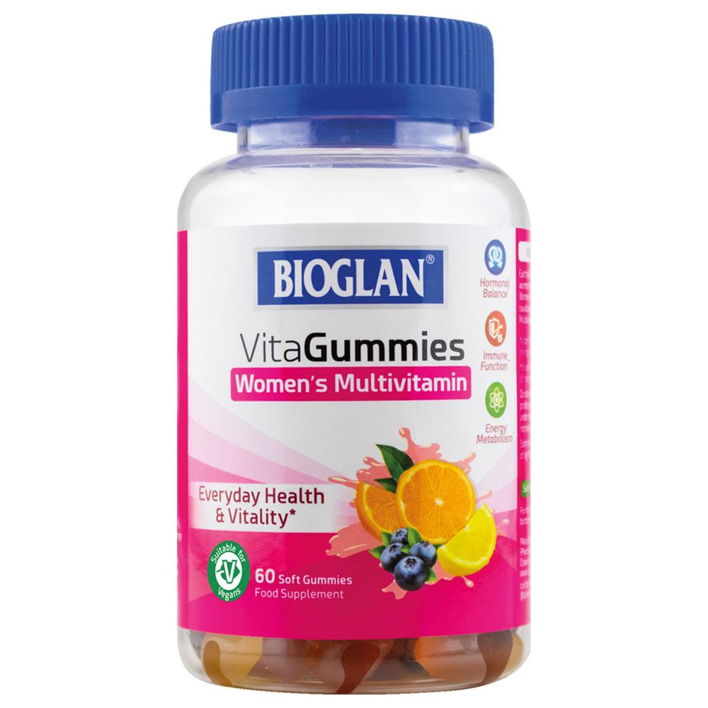 مكمل غذائي للنساء على شكل حلوى مضغية Bioglan Women's VitaGummies