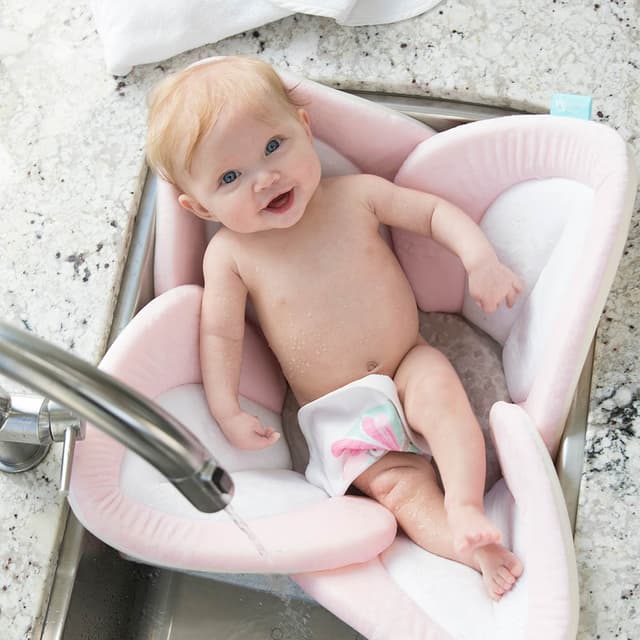 وسادة استحمام للاطفال وردي بلومينج باث Blooming Bath - Baby Bath Lotus - Pink