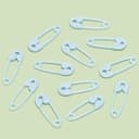 دبابيس أمان زرقاء للمواليد والمناسبات Blue Safety Pins Favors