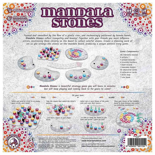 Board&Dice - Mandala Stones Board Game