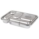 لانش بوكس للاطفال 5 أقسام فولاذ رمادي بونجور Bonjour Steel Lunch Box