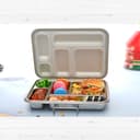لانش بوكس للاطفال 5 أقسام فولاذ رمادي بونجور Bonjour Steel Lunch Box