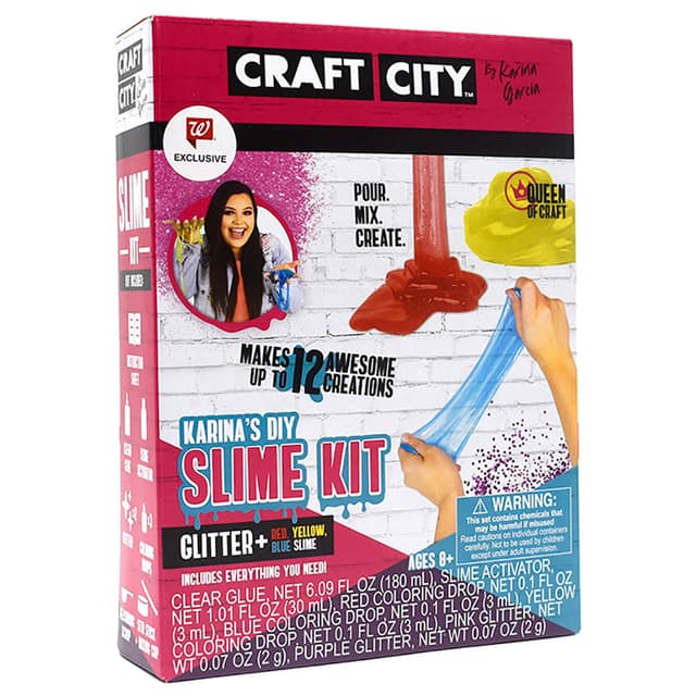 سلايم اطفال في البيت براين جيقلز Brain Giggles DIY Slime Kit