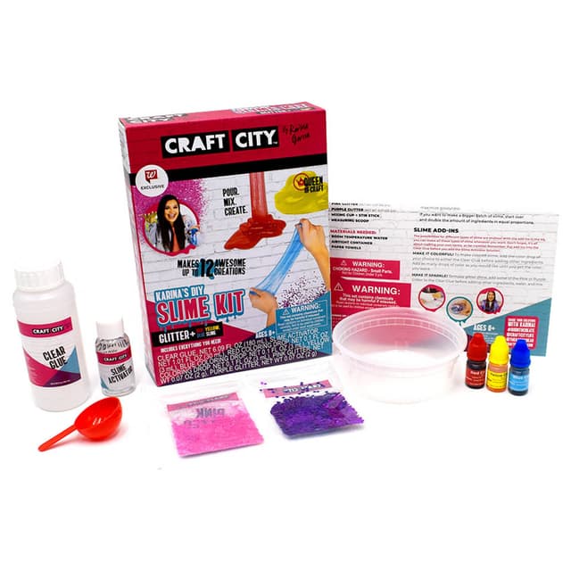 سلايم اطفال في البيت براين جيقلز Brain Giggles DIY Slime Kit