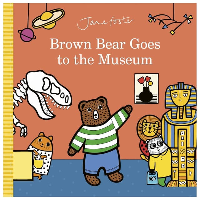 كتاب مغامرات الدب البني في المتحف  Brown Bear Goes To The Museum