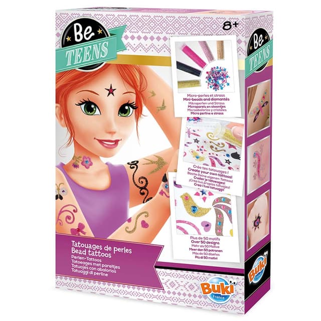 مجموعة وشوم من الخرز من بوكي فرنسا Buki France Bead Tattoos Kit