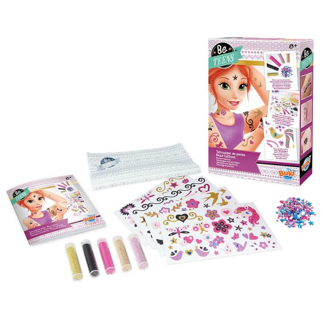 مجموعة وشوم من الخرز من بوكي فرنسا Buki France Bead Tattoos Kit