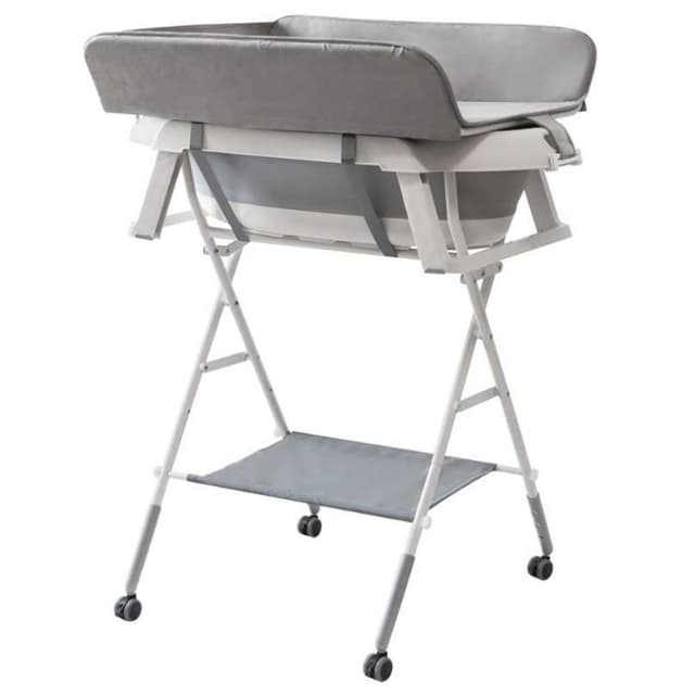 طاولة تغيير الحفاضات بلون رمادي من بامبل آند بيرد Bumble & Bird Baby Changing Table Grey