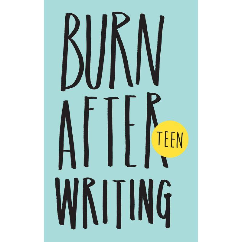 كتاب احترق بعد الكتابة في سن المراهقة باللغة الإنجليزية ابرامز بوك Burn After Writing Teen