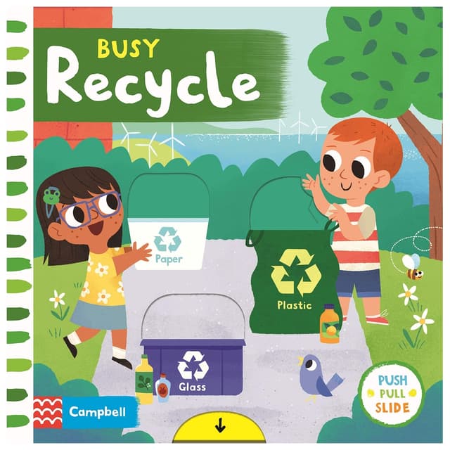 قصص مصورة عن اعادة التدوير Busy Recycle