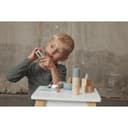 مجموعة أدوات الحلاقة خشبية للأطفال 3 سنوات 8 قطع من أستروب ByAstrup Barber Set