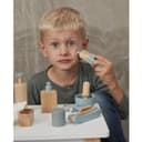 مجموعة أدوات الحلاقة خشبية للأطفال 3 سنوات 8 قطع من أستروب ByAstrup Barber Set