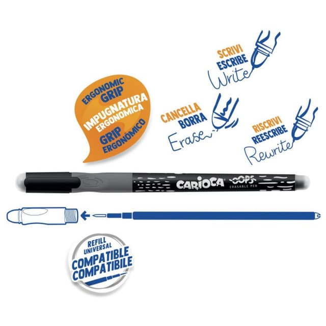 Carioca OPS 4104 Erasable Pen (Pack of 24) : Buy Online at Best Price in KSA - Souq is now