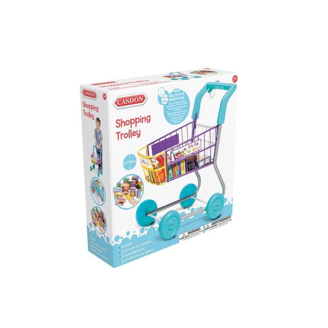 لعبة عربة التسوق للأطفال مع مشتريات مرفقة من كاسدون Casdon - Shopping Trolley Toy