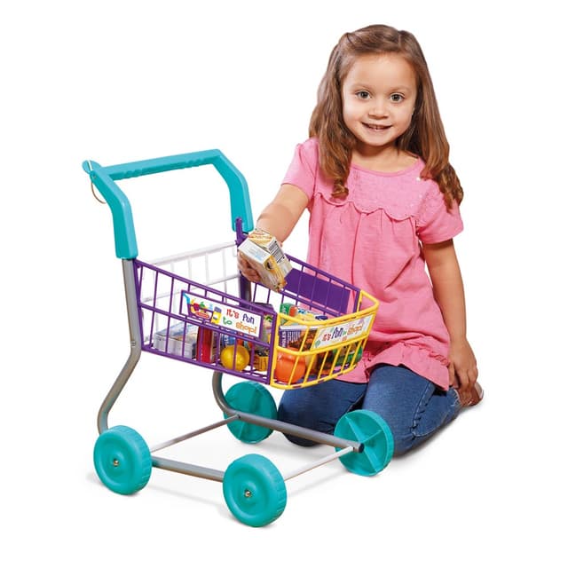 لعبة عربة التسوق للأطفال مع مشتريات مرفقة من كاسدون Casdon - Shopping Trolley Toy