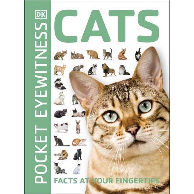 كتاب مصور للاطفال عن القطط من مجموعة بوكيت من دار نشر دي كي DK Cats
