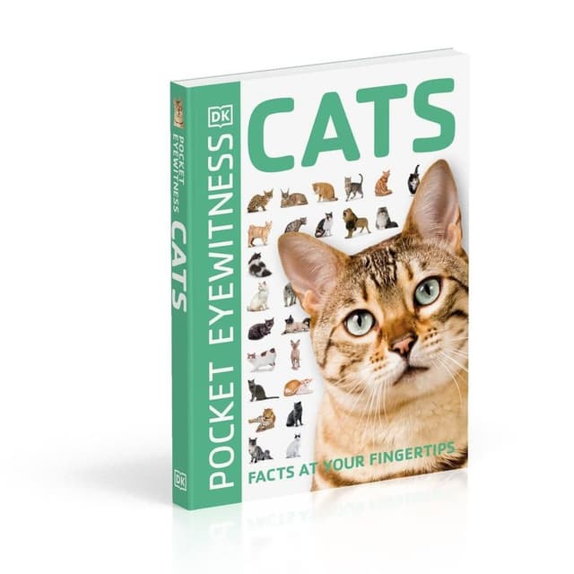 كتاب مصور للاطفال عن القطط من مجموعة بوكيت من دار نشر دي كي DK Cats
