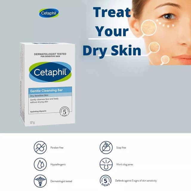Cetaphil - Gentle Cleansing Bar 127g