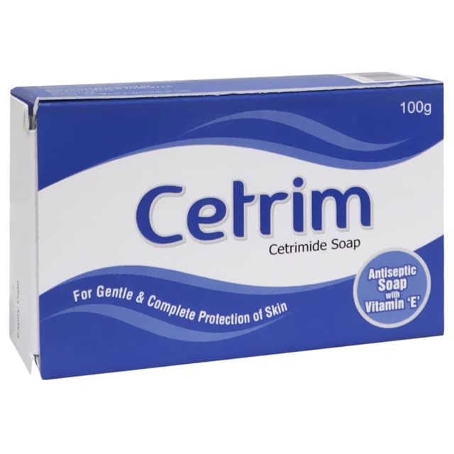 صابون مطهر 100غ سيتريم Cetrim - Cetrimide Antiseptic Soap 100g