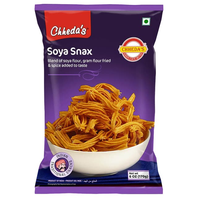 وجبة الصويا الخفيفة 170 غرام شيدا Chheda's - Soya Snacks 170g