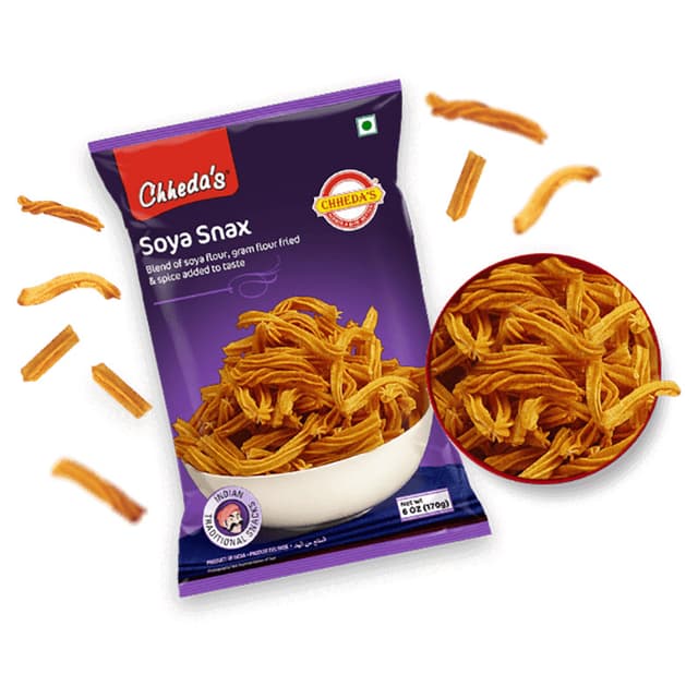 وجبة الصويا الخفيفة 170 غرام شيدا Chheda's - Soya Snacks 170g