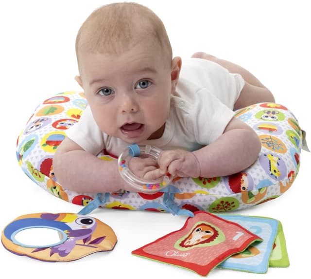 وسادة طبية للبطن للأطفال تشيكو Chicco - Animal Tummy Time Pillow