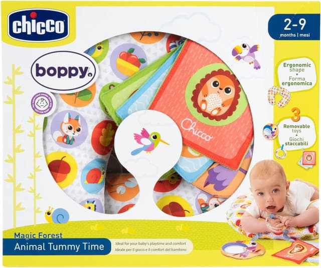وسادة طبية للبطن للأطفال تشيكو Chicco - Animal Tummy Time Pillow
