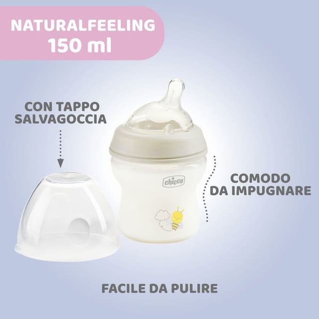 طقم رضاعات سيليكون أبيض تشيكو Chicco - First Starter Set - Large