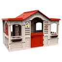 بيت للاطفال كبير بلاستيك أحمر / بني تشيكوز Chicos - Le Chalet - Red & Brown