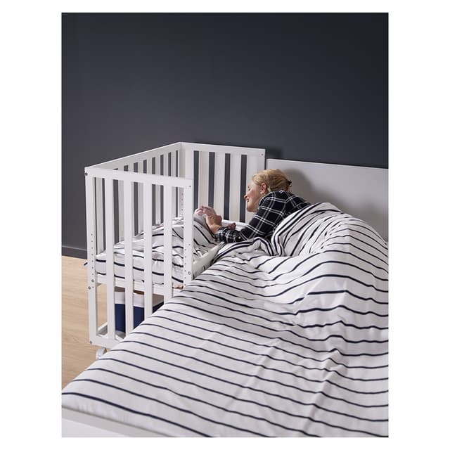 Childhome - Bedside Crib Beech - White