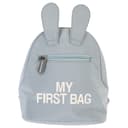 شنط الأطفال-  حجرة كبيرة لعلبة الغداء تشايلد هوم Childhome - Kids My First Bag - Grey