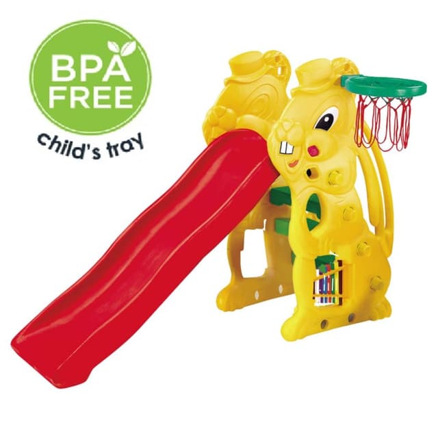 لعبة الأطفال - سهل التجميع  تشينج تشينج Ching Ching - Rabbit Slider - Yellow