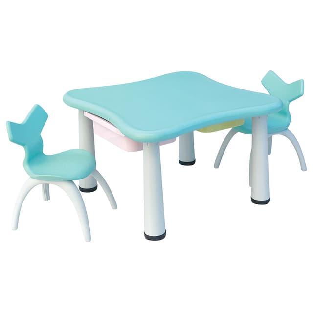 Ching Ching - Table and 2 Chairs - Blue