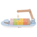 لعبه اطفال سفينة خشبية كلاسيك وورد Classic World Block Boat