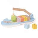 لعبه اطفال سفينة خشبية كلاسيك وورد Classic World Block Boat