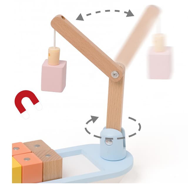 لعبه اطفال سفينة خشبية كلاسيك وورد Classic World Block Boat