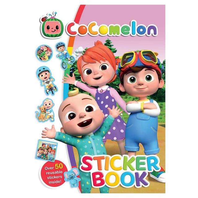 كتاب ملصقات وأنشطة للأطفال كوكوميلون Cocomelon Sticker Activity Book