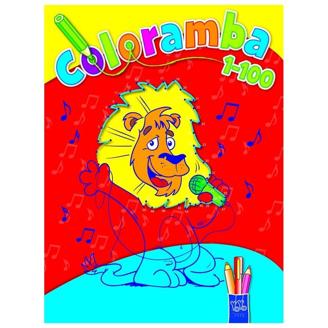 دفتر تلوين للاطفال 100 رسمة يويو بوكس Yoyo Books Coloramba : 1-100