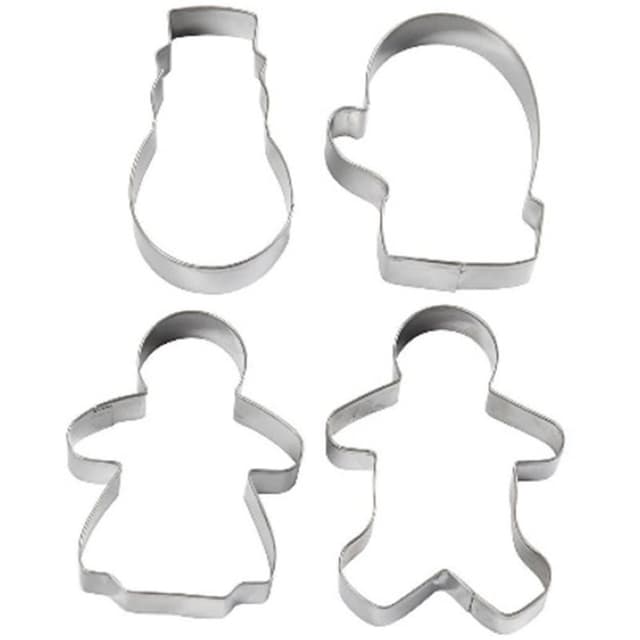 قوالب بسكويت الكريسماس المعدنية من كرافت بوكس Craft Box Cookie Cutters