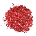 برطمان قلتر أشكال قلوب باللون الأحمر بقياس 3مم كرافت بوكس Craft Box - Glitter Jar Hearts 3mm - Red