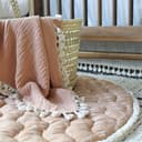 سجادة للاطفال دائرية مبطنة كرين بيبي Crane Baby - Kendi Quilted Playmat