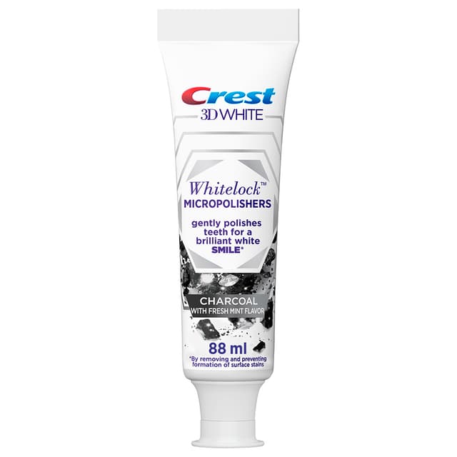 معجون أسنان كريست بخلاصة الفحم وتقنيات التبييض العالمية من كريست Crest - 3D White Toothpaste W/ Charcoal