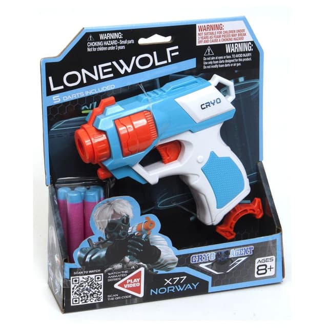مسدس سهام الذئب الوحيد من شركة كريو إيجينت Cryo Agent - Lone Wolf Dart Gun