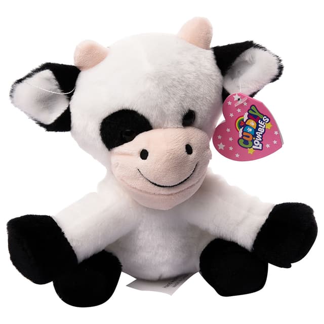 دمى محشوة للأطفال- ناعمة وعالية الجودة كادلي Cuddly Loveables - Cow Plush Toy 15cm