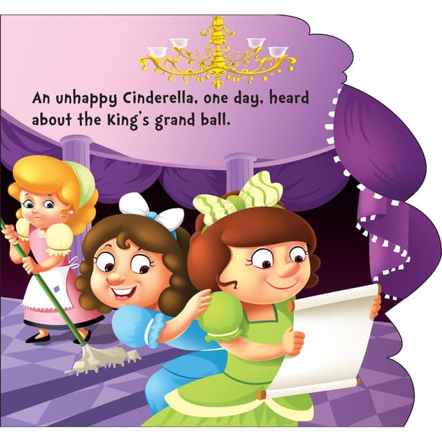 Om Books International Cutout Books: Cinderella(Fairy Tales) main image 0